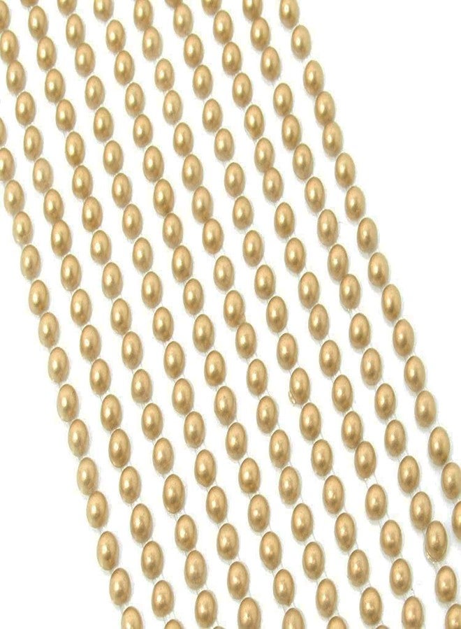 Gifting Square GS 12 Sheets Golden Stone Beads Stickers for Art N Craft - Image 4